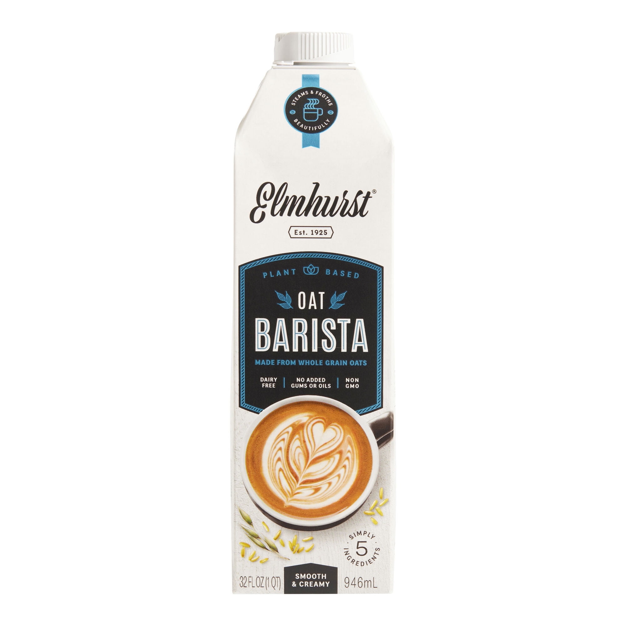 Elmhurst Barista Edition Oat Creamer 32 oz. Pack of 2