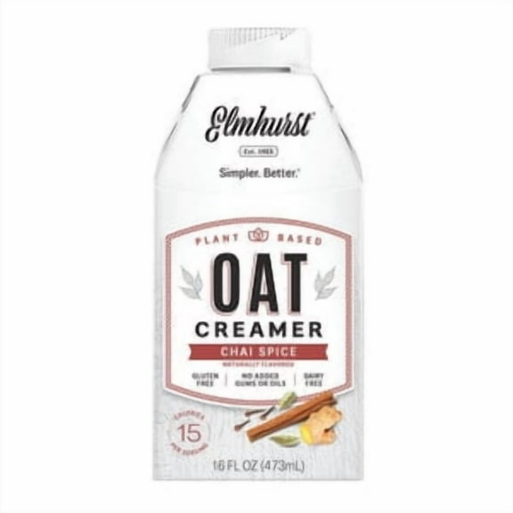 Elmhurst Chai Spice Oat Creamer - 16 fl oz