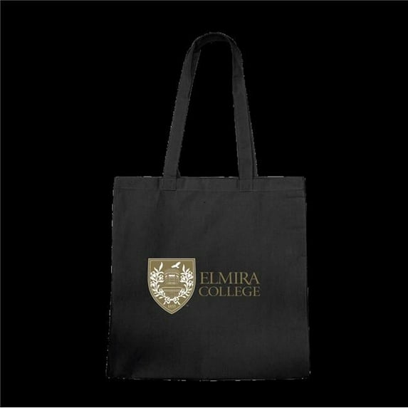 Elmira College Soaring Eagles Institutional Tote Bag, Black - One Size