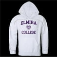 thumbnail image 1 of Elmira College Soaring Eagles Seal Hoodie, White - Extra Large, 1 of 1
