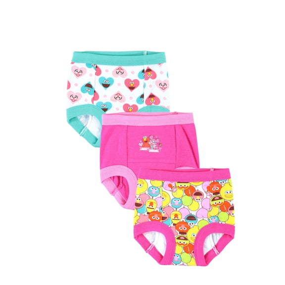 Elmo 3pk Training Pants (Toddler Girls)