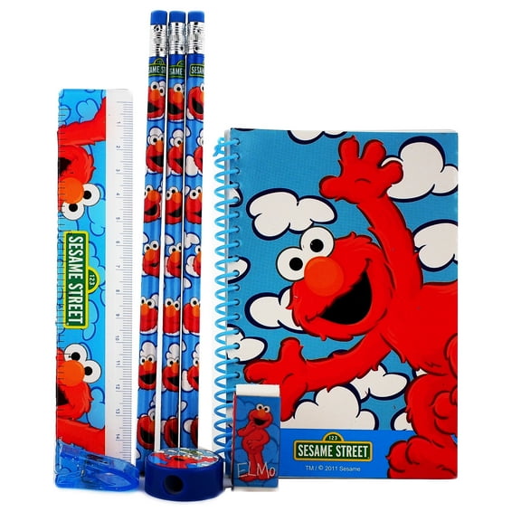 Elmo  Blue Stationery Set
