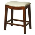 thumbnail image 1 of Elmo Bonded Leather Counter Stool, Ivory, 1 of 5