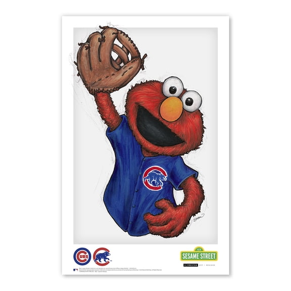 Chicago Cubs 11" x 17" Sesame Street Poster Print