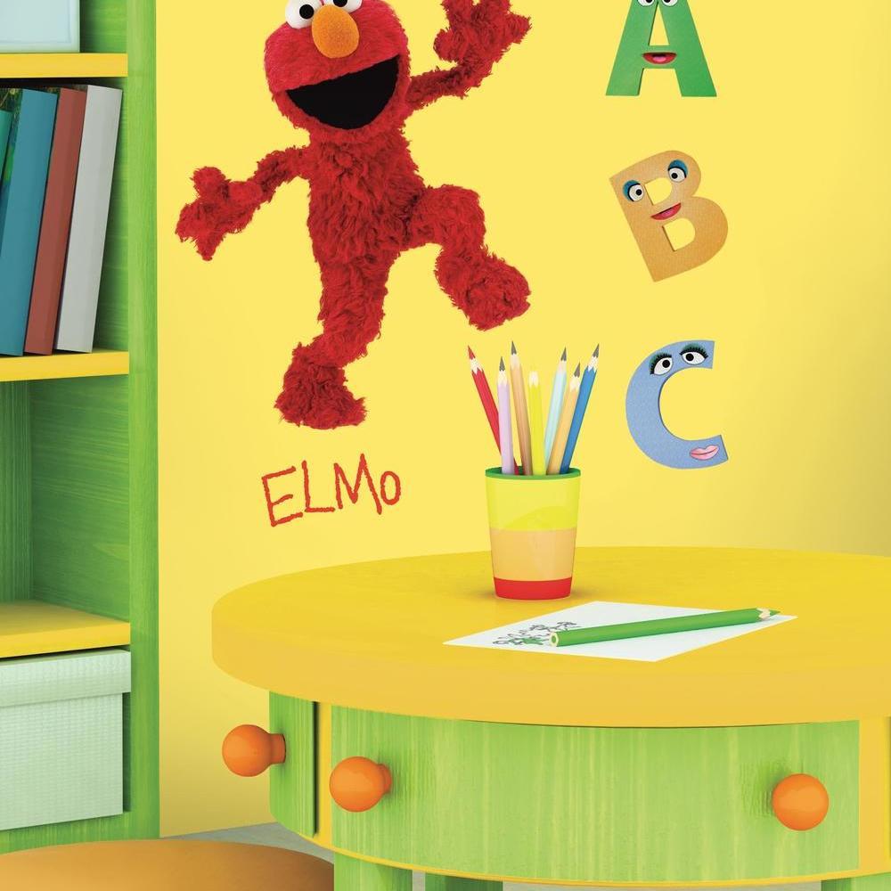 Elmo Giant Wall Decal - image 1 of 6