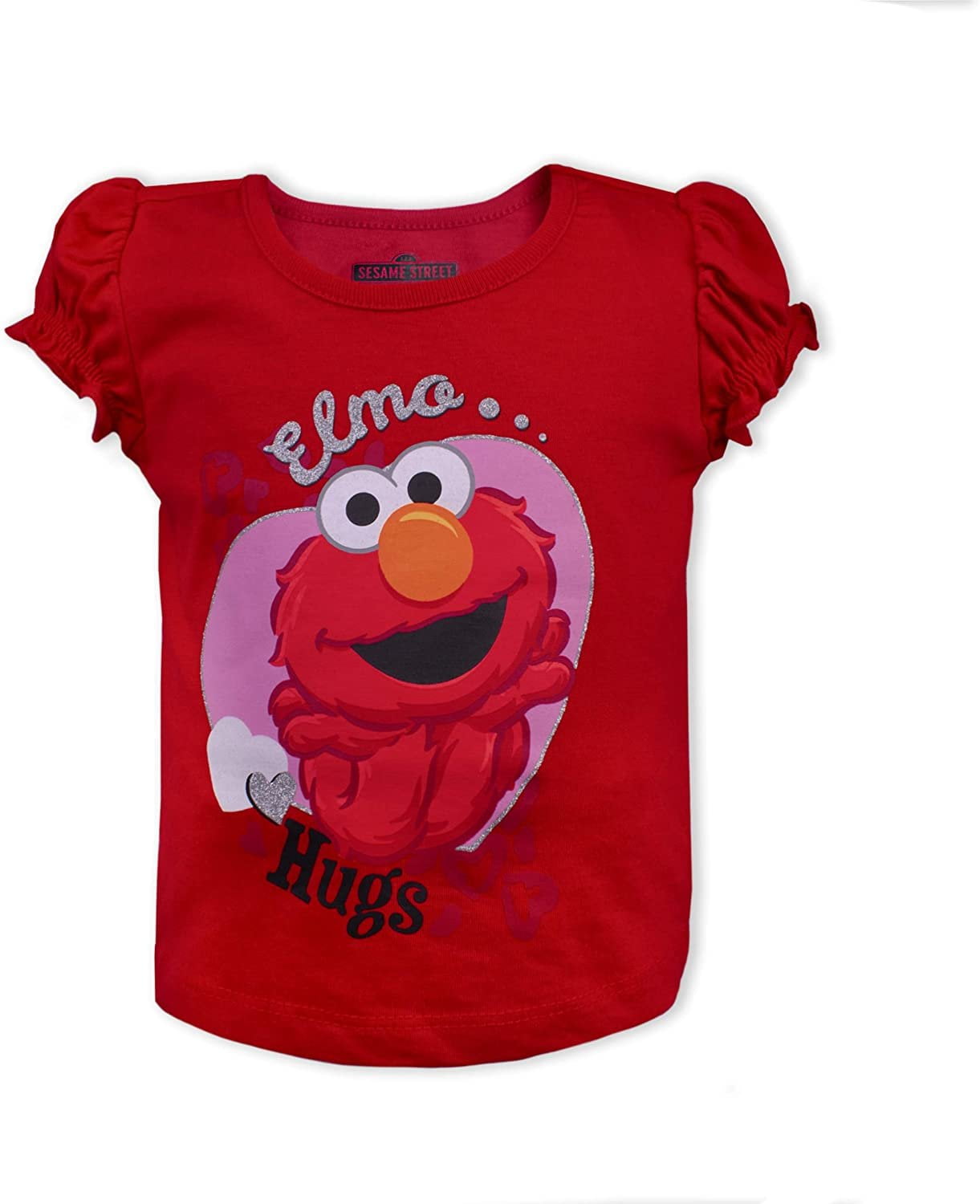 Elmo Girls Single Character Short Sleeve Tee, Infant