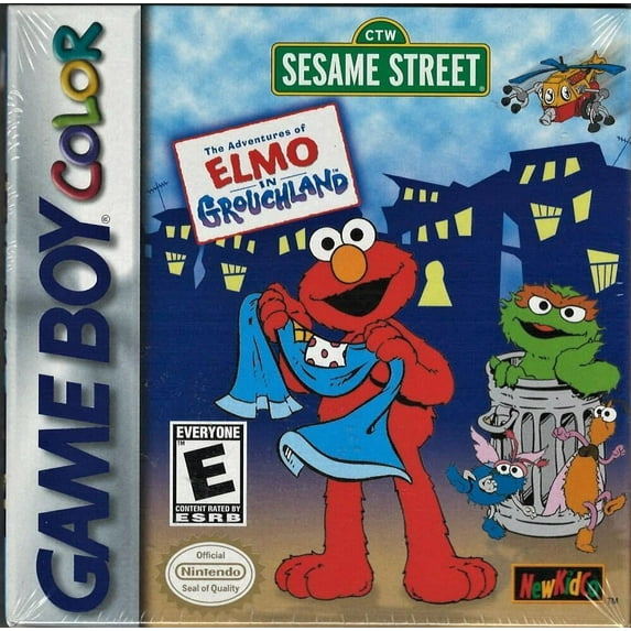 Elmo In Grouchland GBC (Brand New Factory Sealed US Version) Game Boy Advance