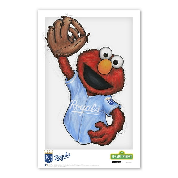 Kansas City Royals 11" x 17" Sesame Street Poster Print