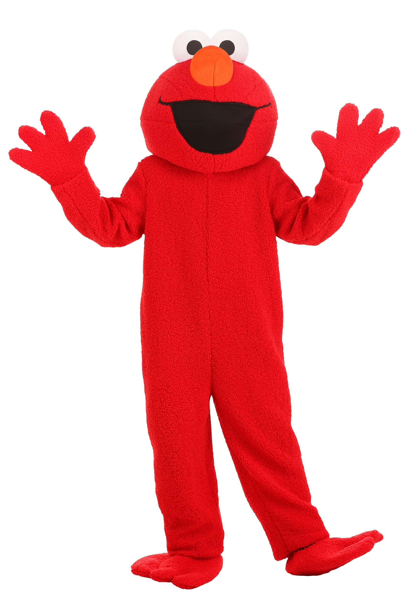 FUN Costumes Elmo Mascot Costume For Adults Red TV Show Character FUN Costumes Elmo Mascot Costume For Adults Red TV Show Character