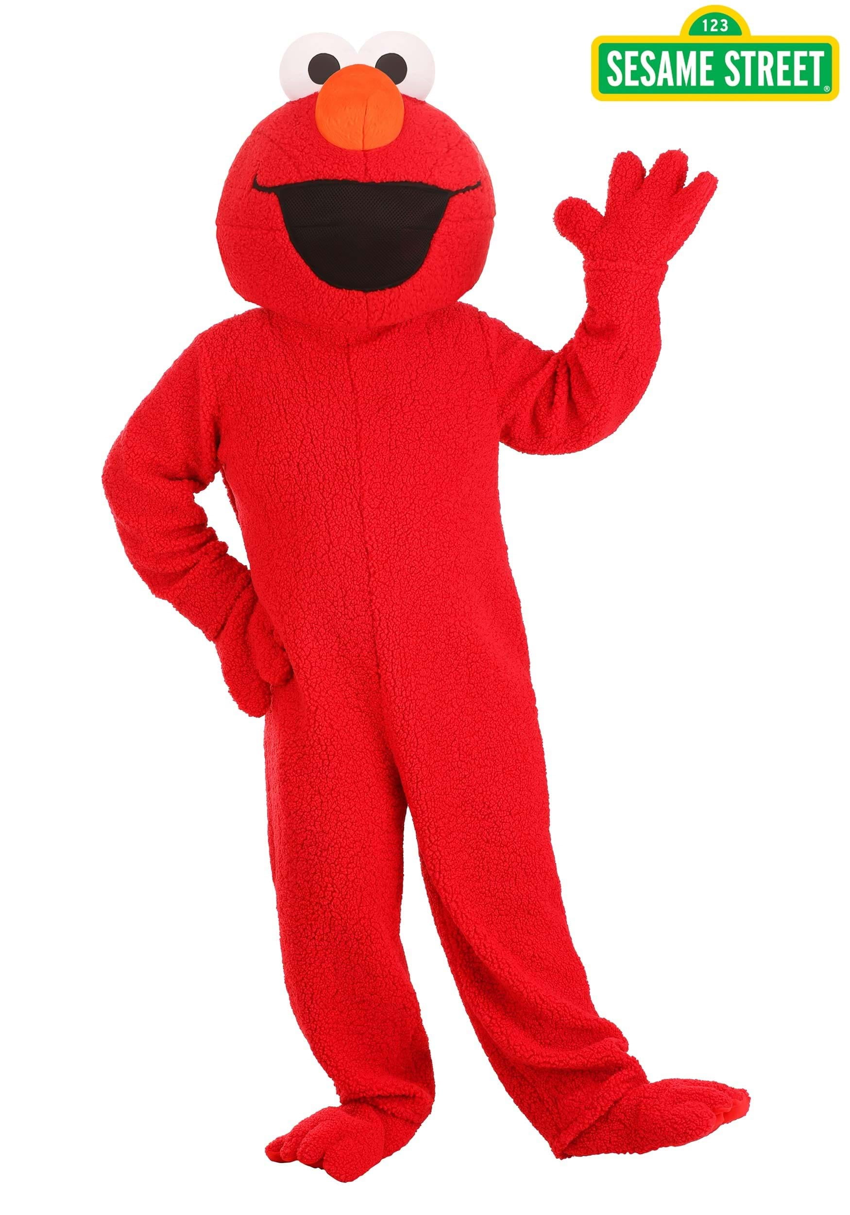 Elmo Plus Size Adult Mascot Costume - Walmart.com