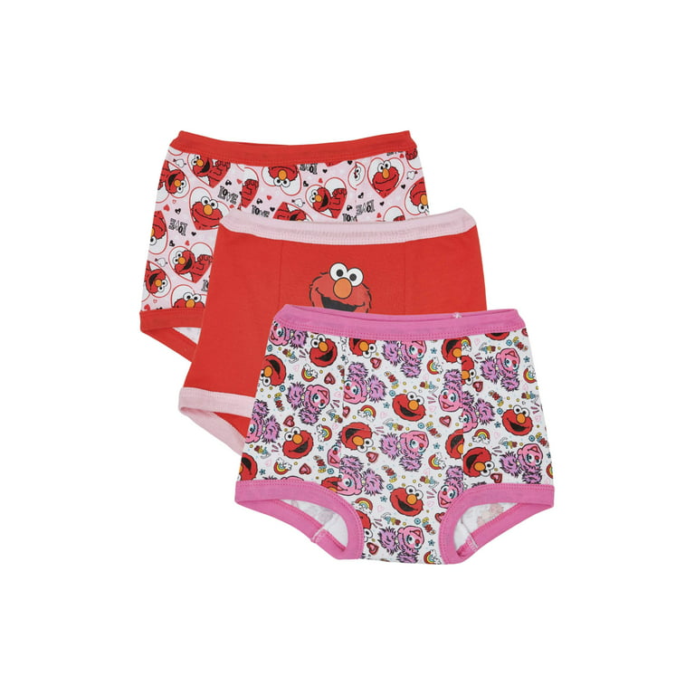 Elmo Potty Training Pants Underwear, 3-Pack (Toddler Girls)