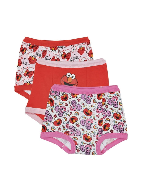 Elmo Potty Training Pants Underwear, 3-Pack (Toddler Girls)