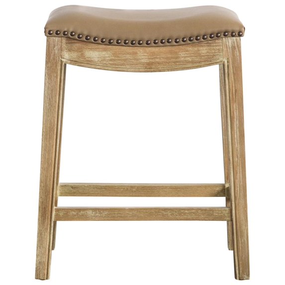 Elmo Saddle Counter Stool, Multiple Colors