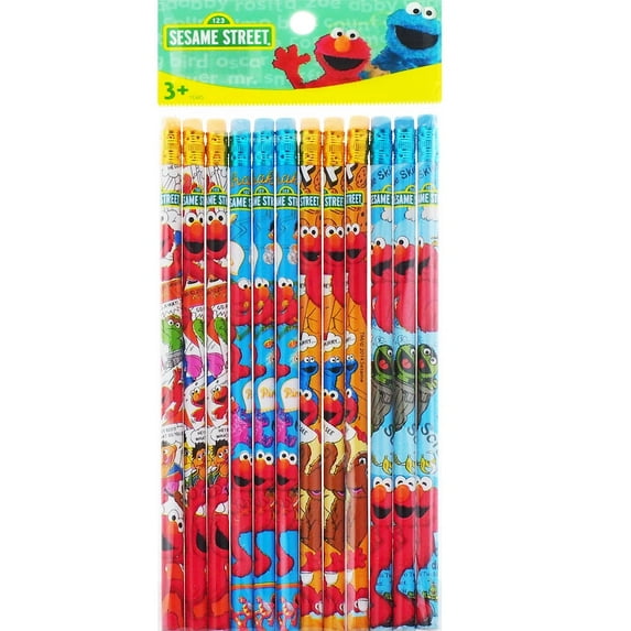 Elmo Sesame Street 12 Pencils Pack