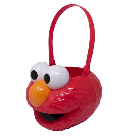 Elmo Sesame Street Character Bucket Childrens Halloween Trick or Treat Easter Egg Hunt Candy and Storage Pail Multi-Color SS00364