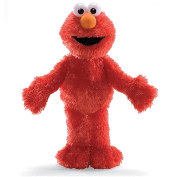 Elmo Soft Plush Toy - Red - 13 inches - Surface Washable - 100% Polyester Fill