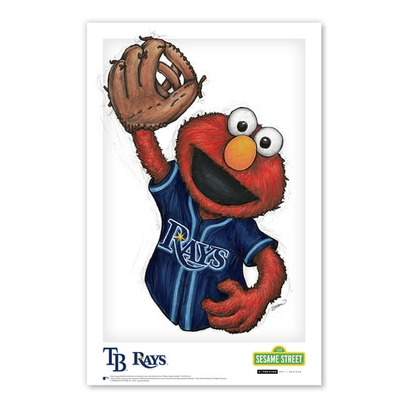 Tampa Bay Rays 11" x 17" Sesame Street Poster Print