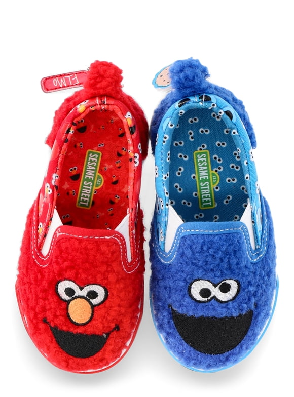 Elmo and Cookie Monster Toddler Boys Sneakers