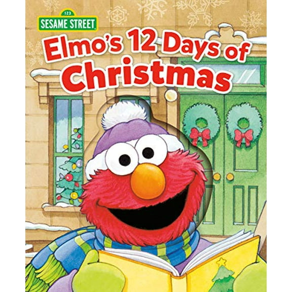 Pre-Owned Elmo's 12 Days of Christmas (Sesame Street) (Board book) 0593176731 9780593176733