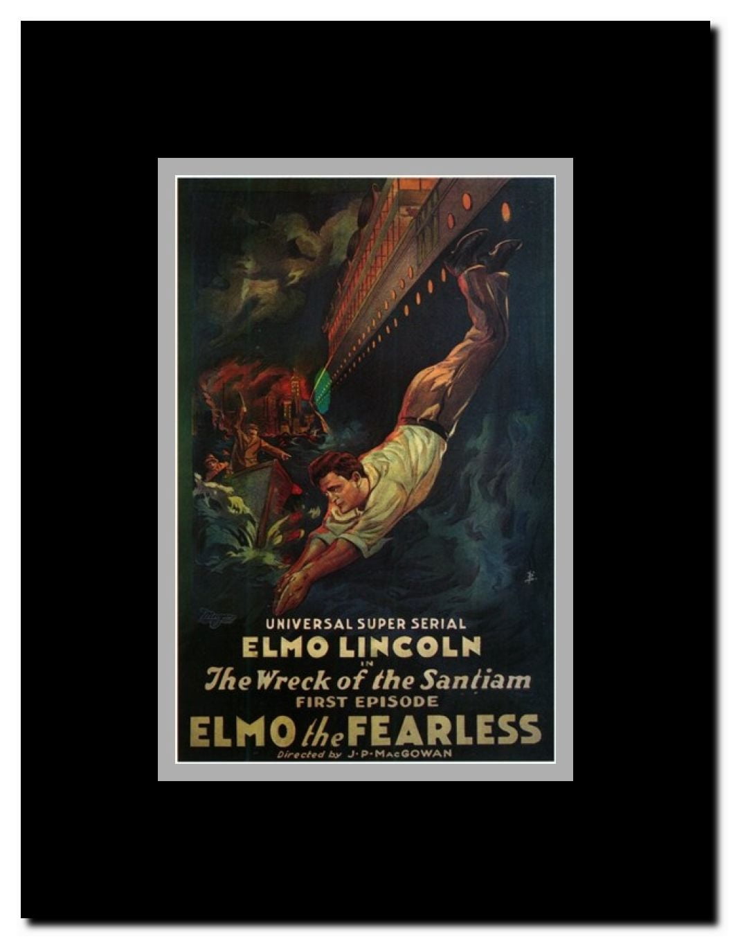 Elmo the Fearless Framed Movie Poster