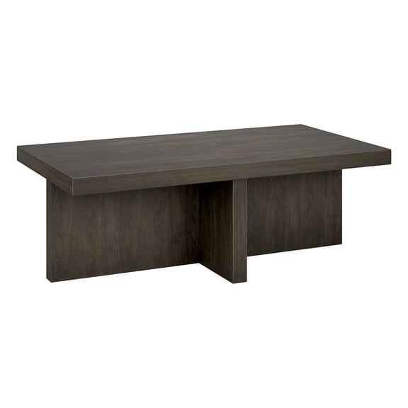 Evelyn&Zoe Scandinavian 44" Wide Alder Brown Coffee Table