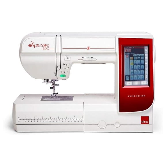 Elna eXpressive 850 Sewing and Embroidery Machine 172 Designs USB LCD Thread Cut