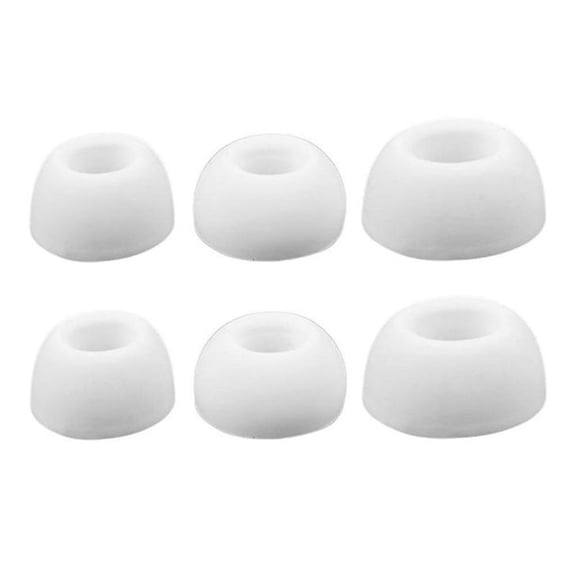 Elneeya Earbud Tips Replacement Apple AirPods Pro, White, 3 Count