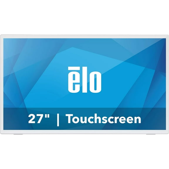 Elo 27" 1080p LED Anti-Glare Touchscreen Monitor, White, E266381, White