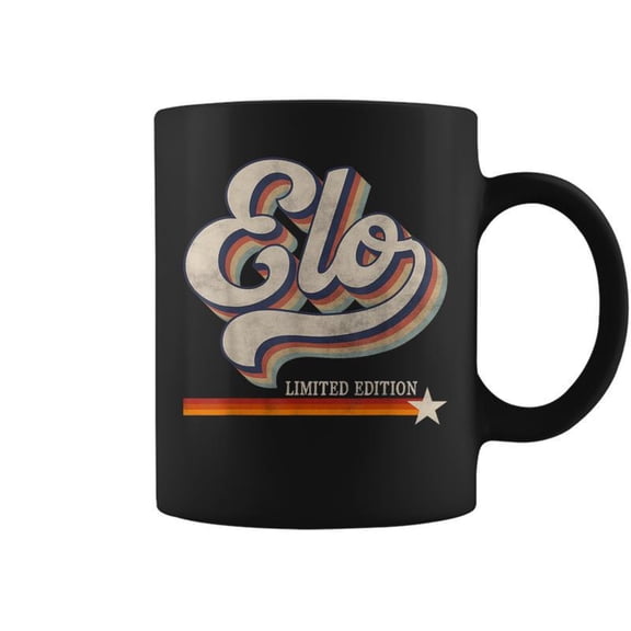 Elo Proud Name Retro Style Elo Limited Edition Coffee Mugs