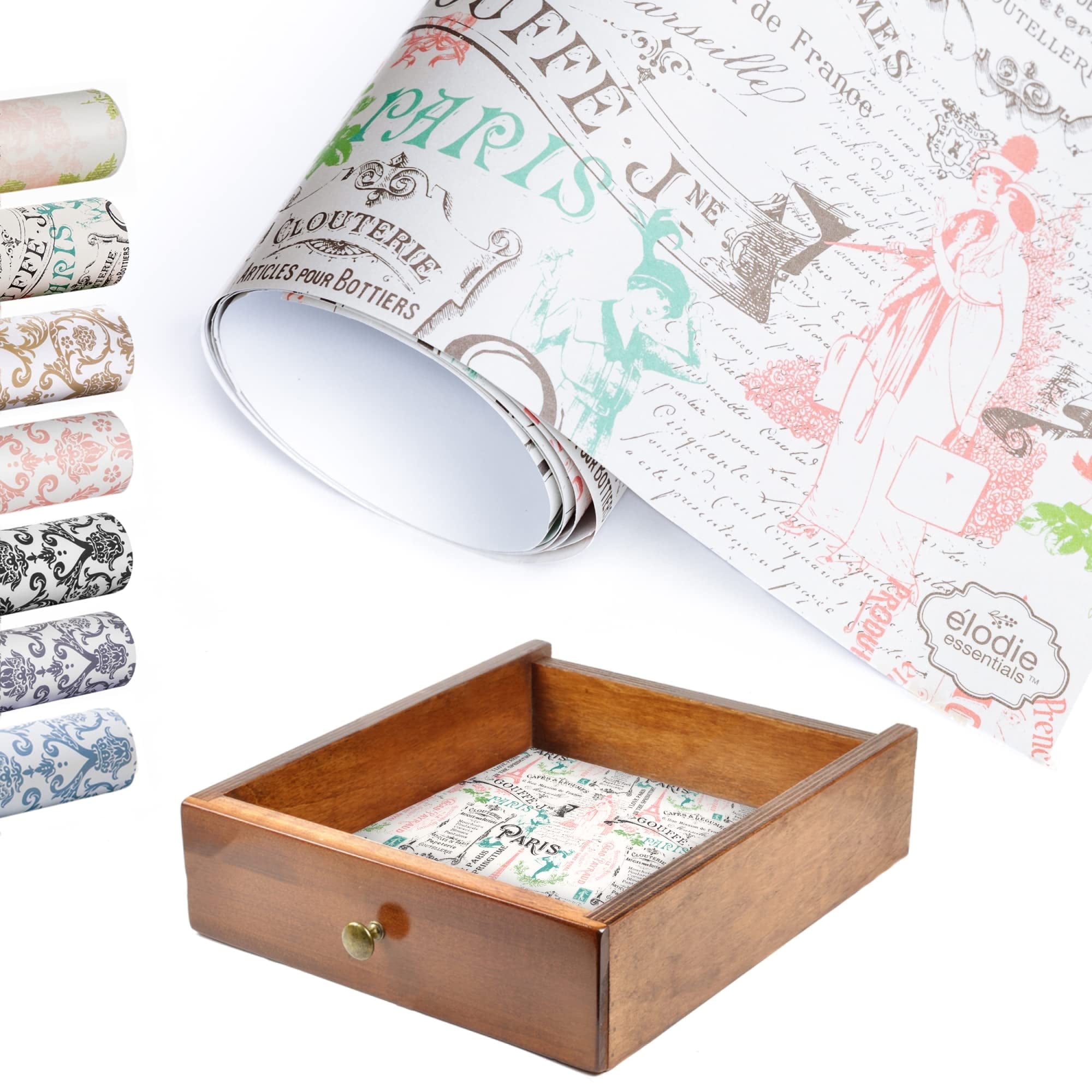 Elodie Essentials, Scented Drawer & Shelf Liner, Vintage Paris ...