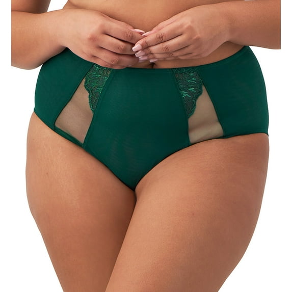 Elomi Brianna Full Panty Brief (8085),4XL,Rainforest