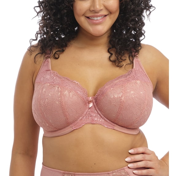 Elomi Brianna Padded Half Cup Underwire Bra (8081),40G,Ash Rose