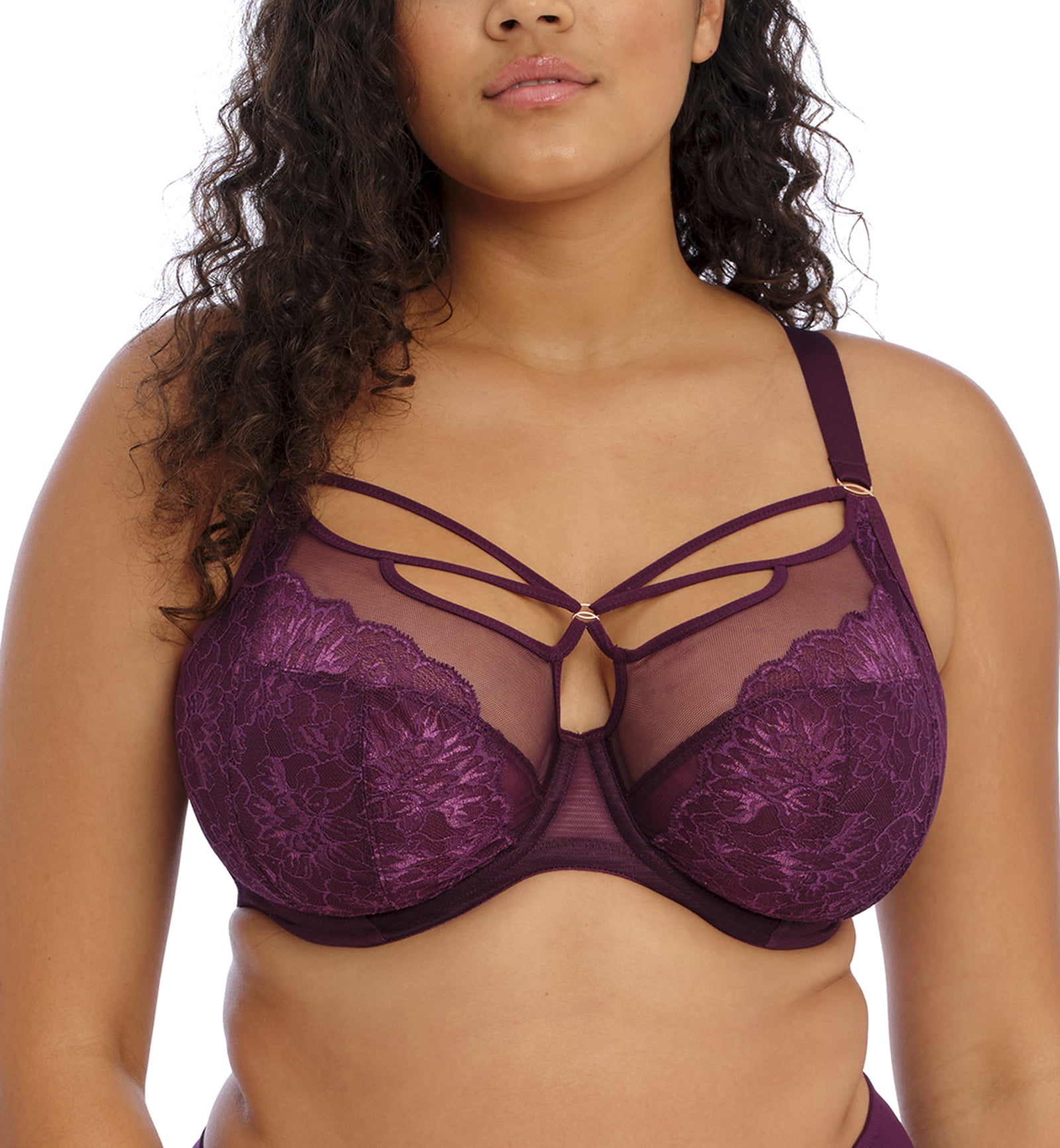 Elomi Brianna Plunge Bra UK 32K Cayene Red 8080