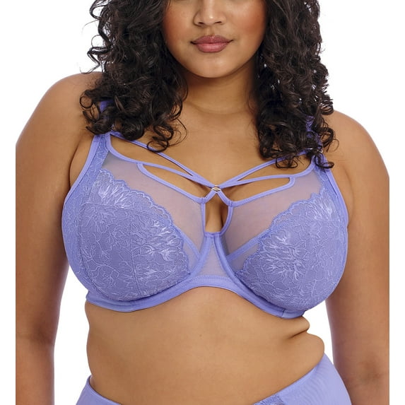 Elomi Brianna Plunge Underwire Bra (8080),32JJ,Jacaranda
