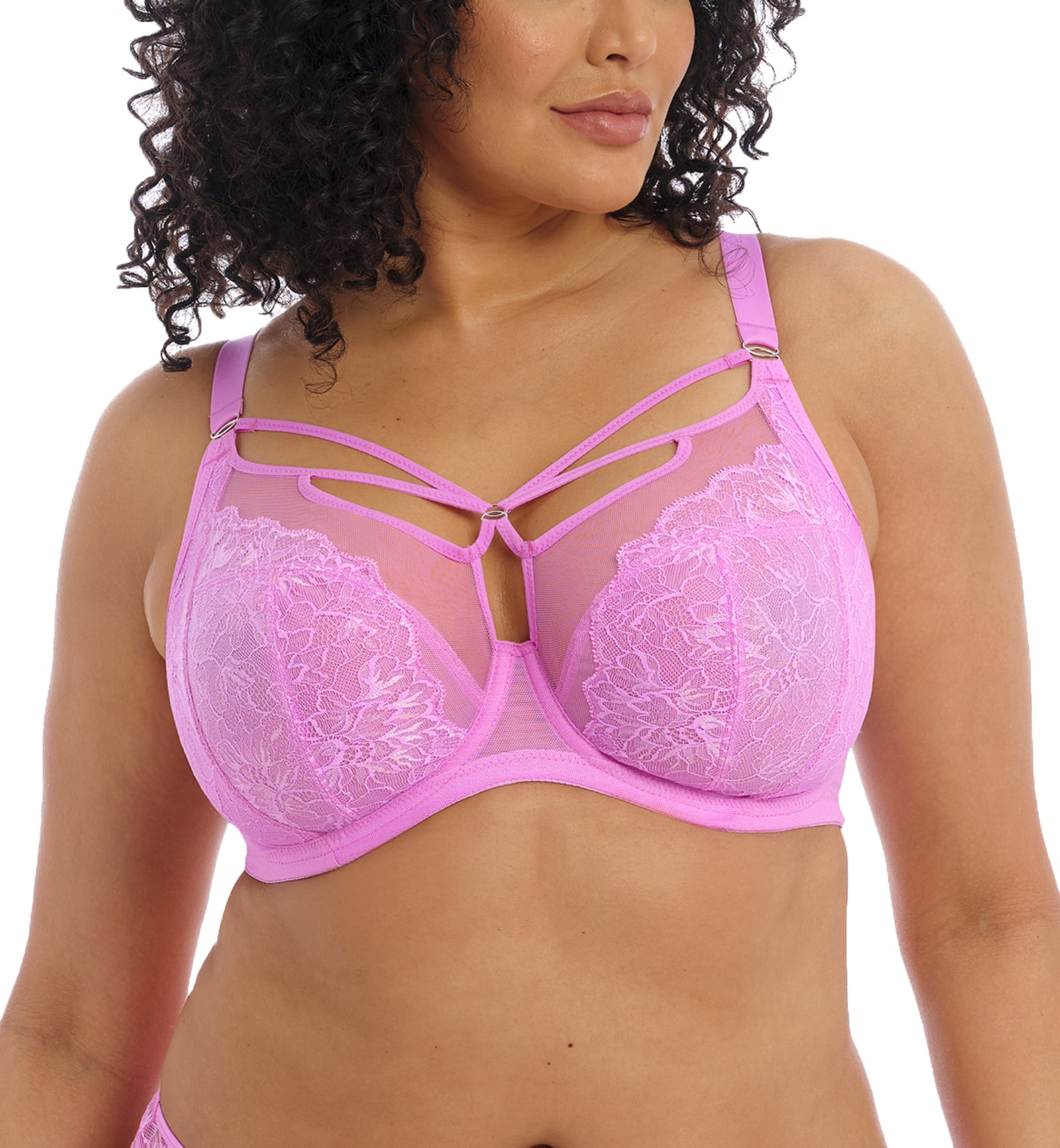 Elomi Brianna Plunge Underwire Bra (8080),40G,Very Pink