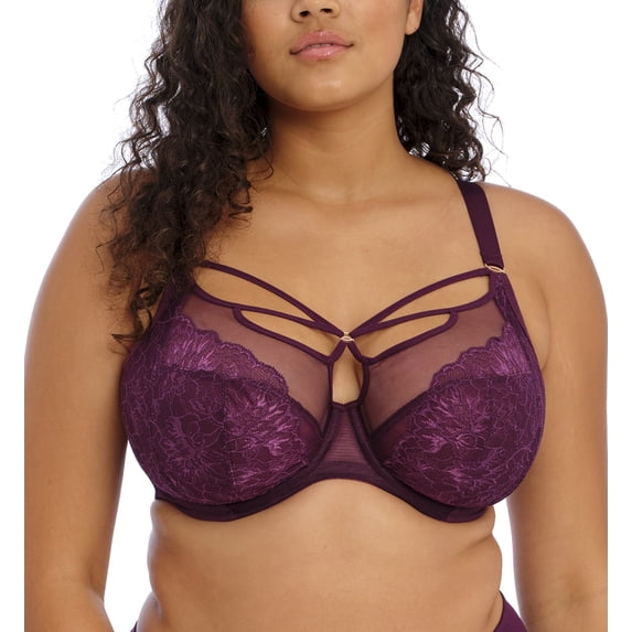 Elomi Brianna Plunge Underwire Bra (8080),40K,Blackberry