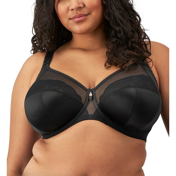 Elomi Cate Allure Full Cup Banded Underwire Bra (302405),42FF,Black