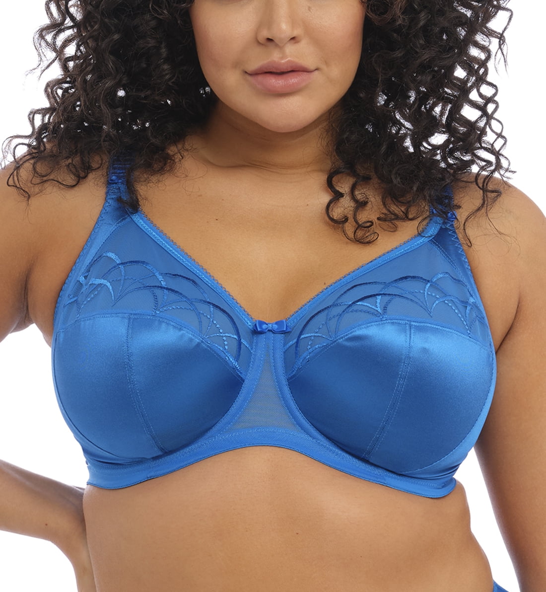 Elomi Cate Embroidered Full Cup Banded Underwire Bra (4030),40GG,Camelia