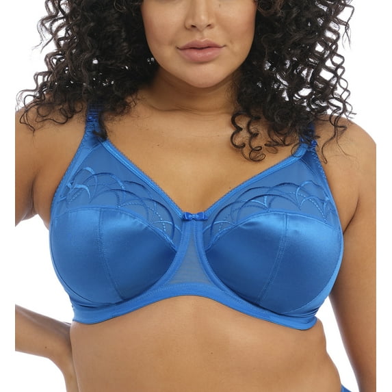 Elomi Cate Embroidered Full Cup Banded Underwire Bra (4030),46DD,Tunis