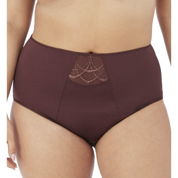 Elomi Cate Full Panty Brief (4036),XL,Raisin
