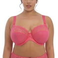 thumbnail image 1 of Elomi Charley Banded Stretch Lace Plunge Underwire Bra (4382),36JJ,Honeysuckle, 1 of 5