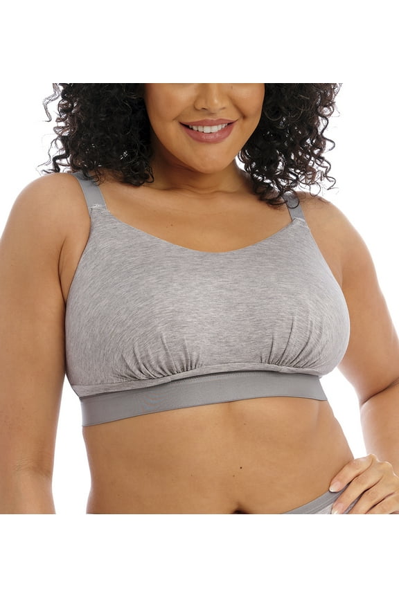 Downtime Non Wire Bralette (301417),38J,Grey Marl
