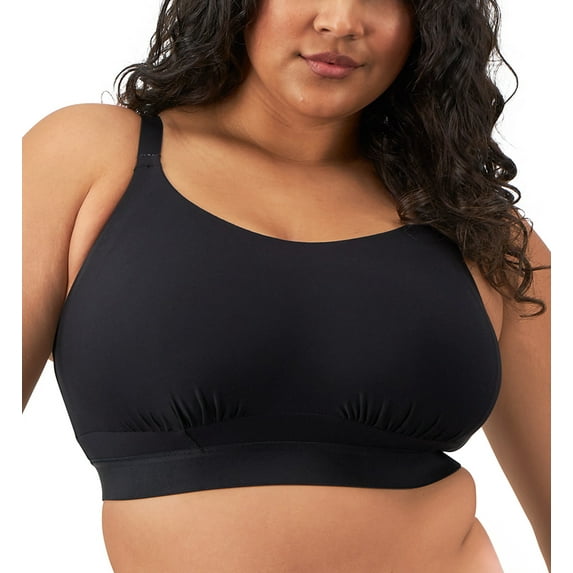 Elomi Downtime Non Wire Bralette (301417),42F,Black
