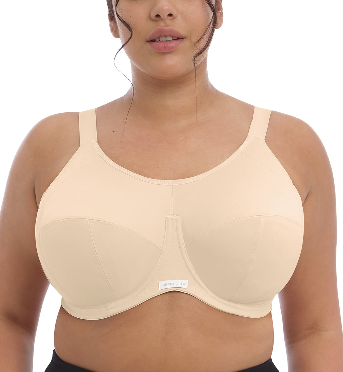618 - Microfiber Push-Up bra wide shoulder top band with breast