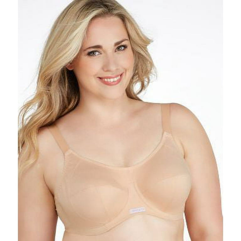 Elomi Energise J-Hook Underwire Sports Bra (8041),40HH,Nude at