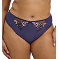 thumbnail image 1 of Elomi Himari High Leg Brief Panty (302153),3XL,Midnight, 1 of 7
