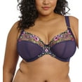 thumbnail image 1 of Elomi Himari Plunge Underwire Bra (302102),34J,Midnight, 1 of 7