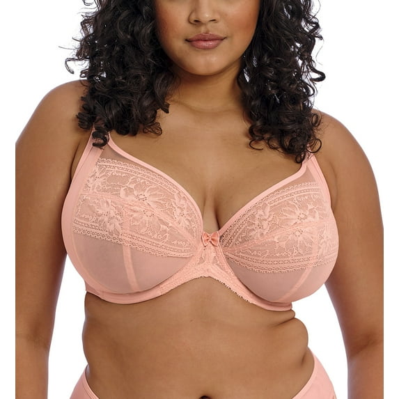 Elomi Kendra Plunge Underwire Bra (301602),38G,Rose Bud
