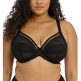 thumbnail image 1 of Elomi Kendra Plunge Underwire Bra (301602),40GG,Black, 1 of 5