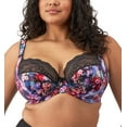 thumbnail image 1 of Elomi Lucie Banded Stretch Lace Plunge Underwire Bra (4490),40J,Cherry Blossom, 1 of 6